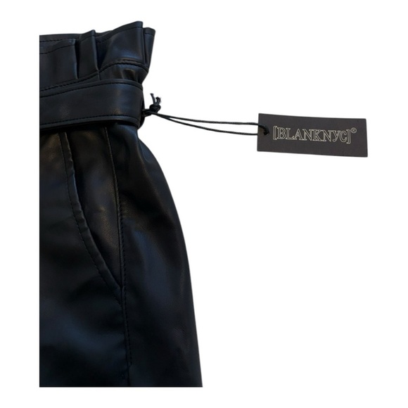 Faux Leather Black Pants | Blank NYC - Size 30 - Picture 6 of 15